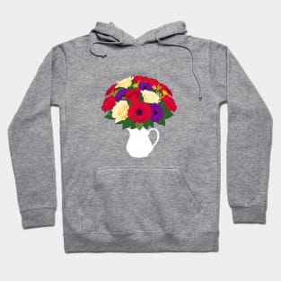 Lovely little pitcher of flowers Hoodie